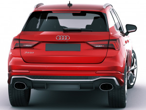 audi rs q3 2020 Modello 3D