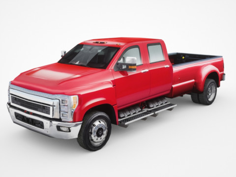 Generic Pickup v3 3D Model