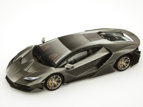 Generic Supercar v16 3D Model