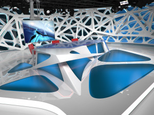 virtual broadcast studio 16 Model 3D