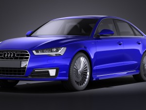 Audi A6L E-tron 2017 Vray 3D Model