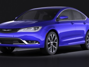 Chrysler 200 2015 vray 3D 模型