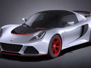 Lotus Exige 360 Cup 2017 vray Modelo 3D