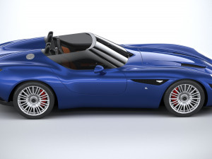 Zagato Mostro Barchetta 2022 3D Модель