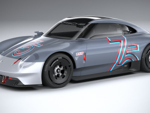 Porsche Vision 357 Concept 2023 3D Модель