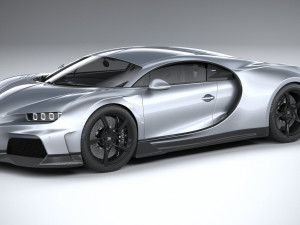 Bugatti Chiron Super Sport 2022 3Dモデル