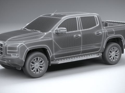 Mitsubishi L200 Triton 2024 3D Model