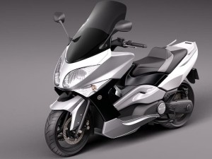 Yamaha T-Max 2008-2012 3D Model