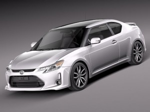 Scion tC 2014 3D 모델