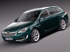 Opel Insignia Sports Tourer 2014 3D Model
