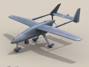 falco uav 3D 模型