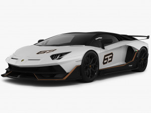 lamborghini aventador svj 63 3D 模型