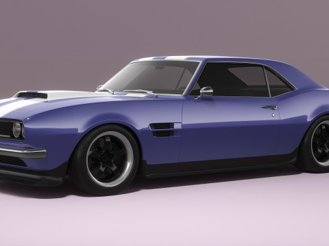 Generic Muscle Car 3Dモデル