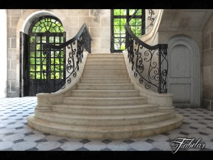 staircase 01 3D Модель