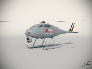 awhero tactical drone 3D 모델