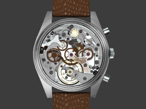 Watch mechanism 8 Low-poly 3D Модель