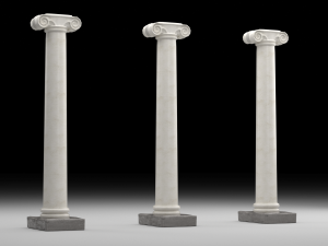 Ionic column 2 3Dモデル