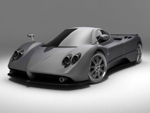 pagani zonda f Model 3D