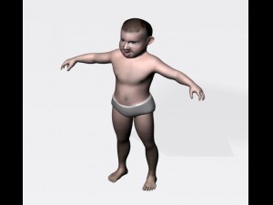 small boy Modelo 3D