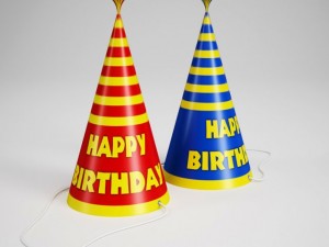 cgaxis birthday party hat 01 3Dモデル