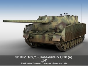 jagdpanzer iv l70 a - 14 3Dモデル
