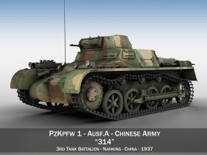 pzkpfw 1 - panzer 1 - ausf a - 314 Modelo 3D