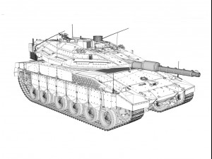 merkava iv - israel defense forces 3Dモデル