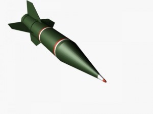 iranian shahin i ar rocket 3D Модель