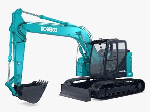 Kobelco SK140SRLC-7 Excavator 2020 M 1 Modèle 3D