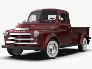 Dodge B Series 1948 3D Model
