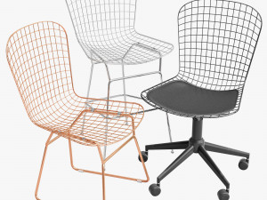 zuo wire chairs Modèle 3D