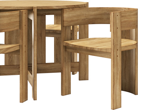 Kristina Dam studio collector dining set 3D Модель