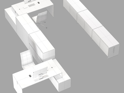 Gallotti and radice air 1 up desk 3D Модель