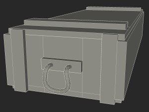 us army crate 3D Model
