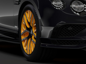 bentley continental gt continental 24 2018 wheel 3D Model