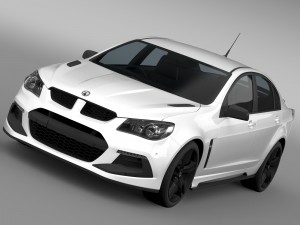 vauxhall vxr8 2017 3D 模型