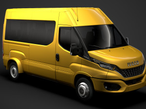 iveco daily minibus l2h2 2020 Modelo 3D