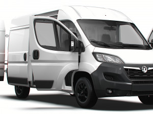 Vauxhall Movano Van L2H2 HQ Interior 2023 3D 模型