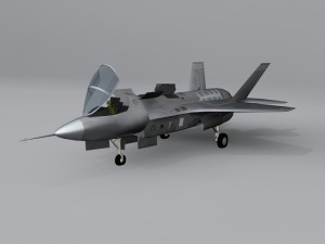 aircraft x-35 3D मॉडल