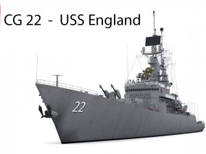 cg 22 uss england 3Dモデル