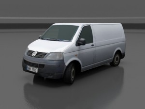 volkswagen transporter t5 Modelo 3D