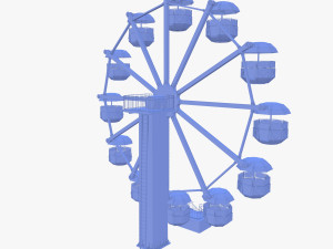 Ferris wheel v2 3Dモデル