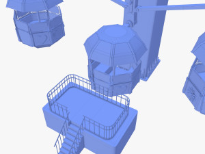 Ferris wheel v2 3Dモデル