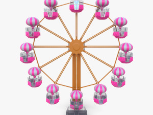 Ferris wheel v3 3Dモデル