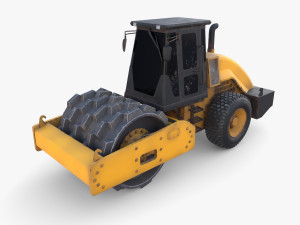 Road roller V4 Modello 3D
