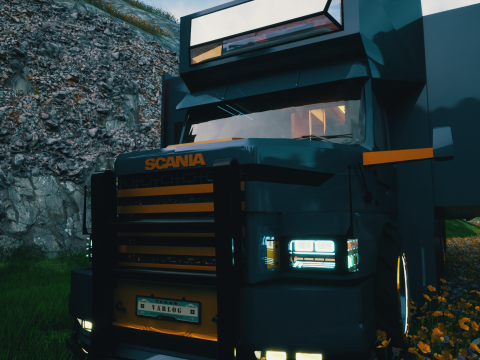 Scania T 143 Torpedo - Varlog Twin Horizon Edition 3D Model