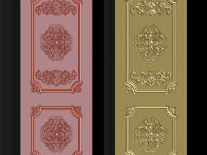 Carved door for CNC router 3D Принт Модель
