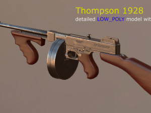 thompson 1928 Modèle 3D