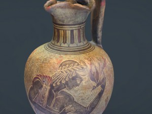greek vase 3 3D 模型