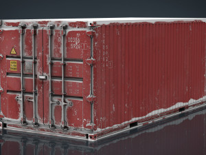 container red 3D Model